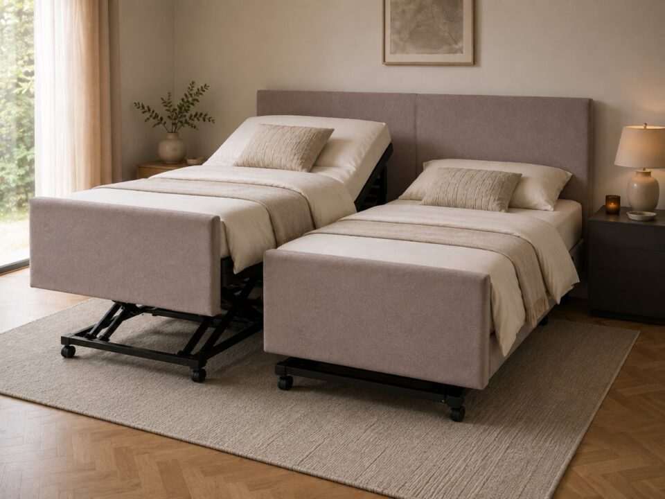 Hoog laag boxspring Fermo: Functionaliteit in topvorm