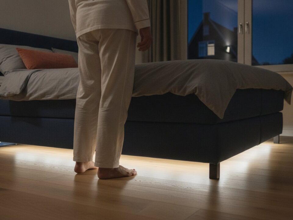 Uitstapverlichting bed met sensor: veiligheid en comfort in de slaapkamer