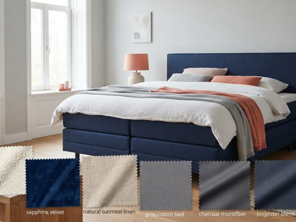 Welke stof voor je boxspring kiezen? Vergelijk materialen en eigenschappen